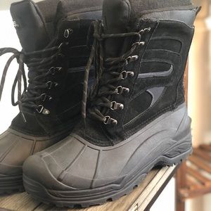 Totes Black Snow Boots Mens Size 12 NEVER WORN